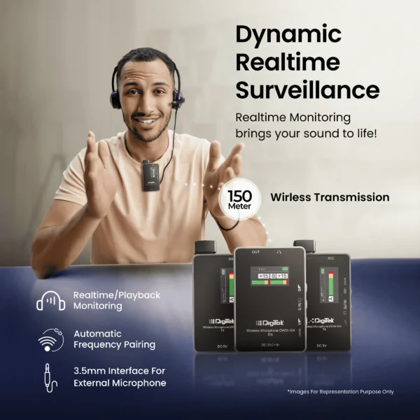 DigiTek DWM 104 Wireless Microphone System Buy Online India