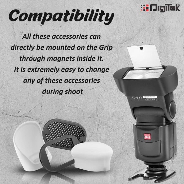 Digitek (DFBG-001) Professional Flash Bot Grip with Magnet