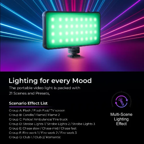 RGB LED Video Light