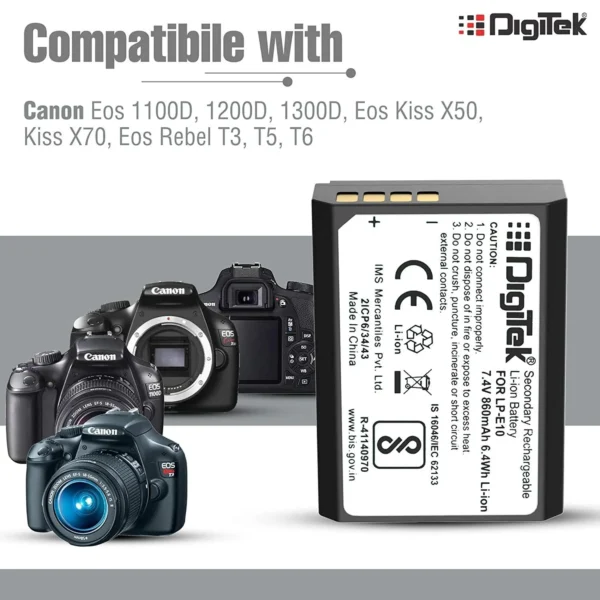 canon 1200D battery canon 1100D battery