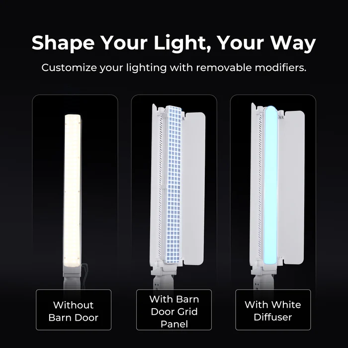 DigiTek (DSL-1000 RGB) Portable Handheld RGB LED Light Stick with Barndoor - Image 11