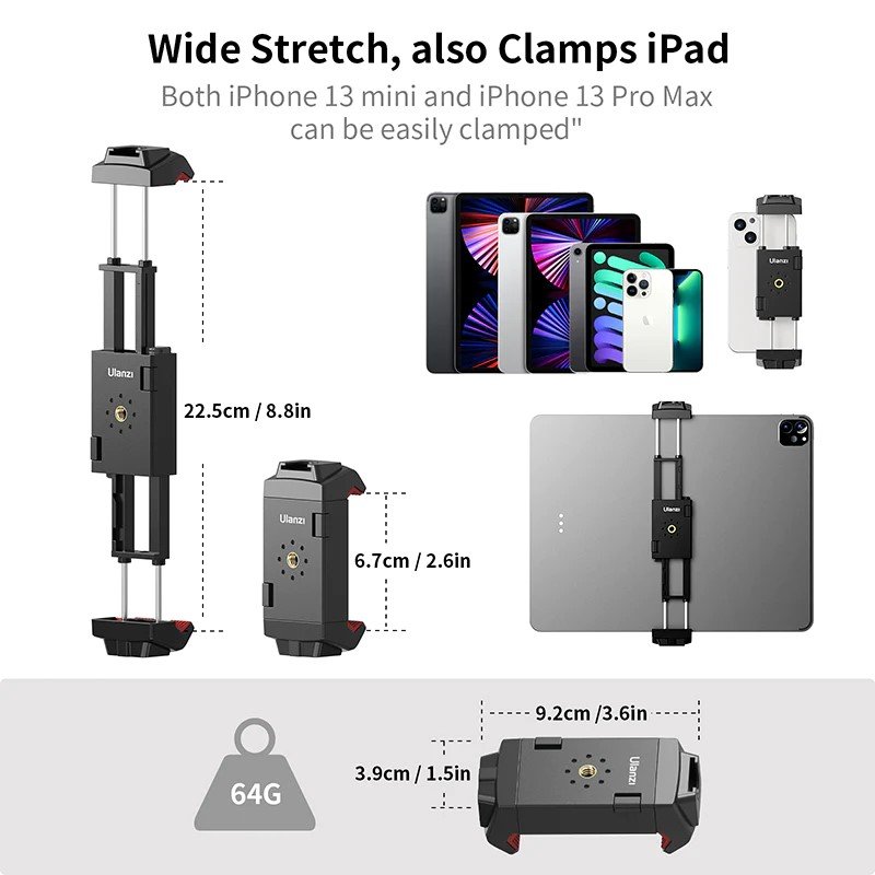 Ulanzi ST-29 Tripod Mount For Smartphone And Tablet - Image 3