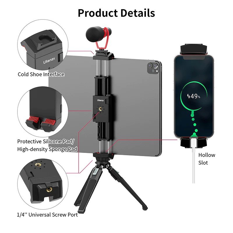 Ulanzi ST-29 Tripod Mount For Smartphone And Tablet - Image 5