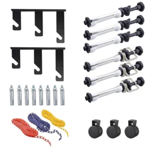 DigiTek Photography Backdrop Wall Mount 3 Roller Support System