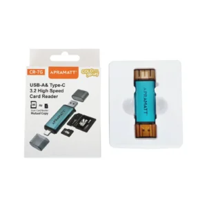 Apramatt CR 7G 2 in 1 USB A and Type-C High Speed Card Reader