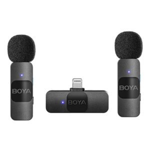 BOYA BY-V2 Wireless Lavalier Microphone for iPhone
