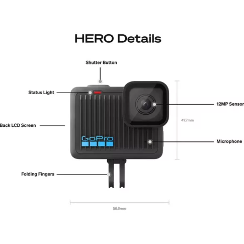 GoPro Hero 4K Action Camera - Lightweight Rugged & Waterproof with Touch Screen - Image 6