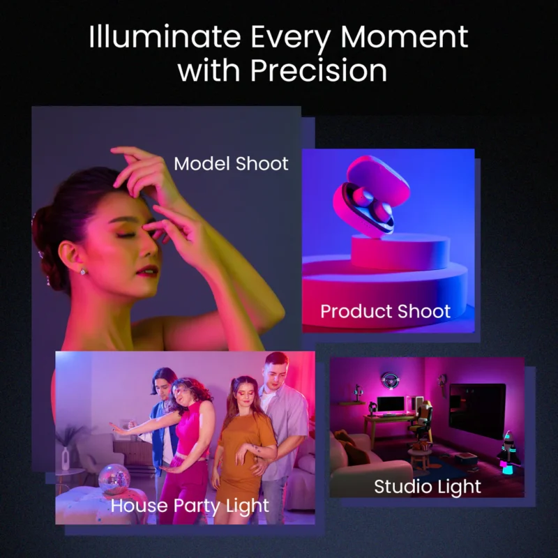 Hiffin PL-50W Portable RGB Video Light - Image 4