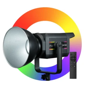 Hiffin 150 Watt RGB LED Video Light 2800K-6800K, 11 FX Modes, 9800LM Brightness, Remote Control, 220V Power Supply