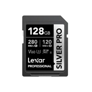 Lexar 128GB SDXC UHS-II v60 Silver Pro Memory Card