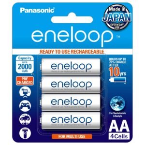 Panasonic eneloop BK-3MCCE/4BN Rechargeable Battery – Pack of 4