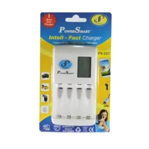 Power Smart PS 327 - 1 Hour Fast Cell Charger with USB Port for AA & AAA rechargeable Batteries