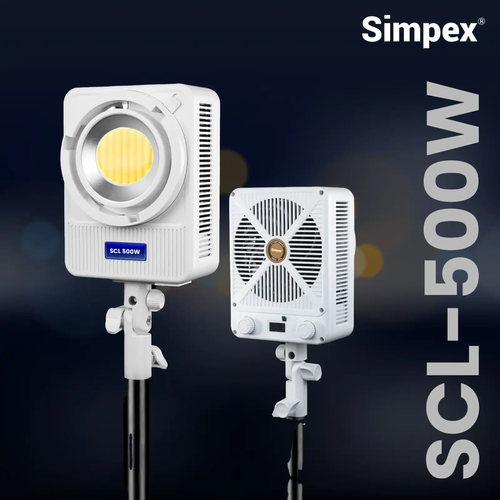 Simpex SCL 360W Bi Color Continuous LED Light with Bowens Mount - Image 2