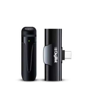 Digitek DWM-001 Wireless Microphone and Receiver with Type C
