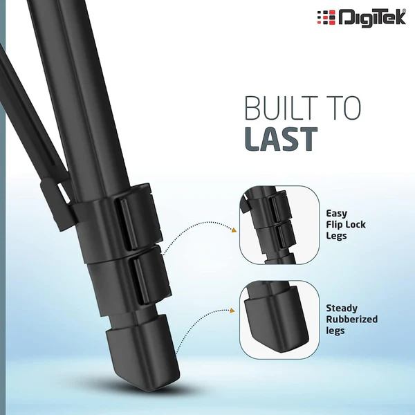 Digitek Smartphone Tripod DTR 480LW - Aluminium Alloy Tripod with Smartphone Holder - Image 5