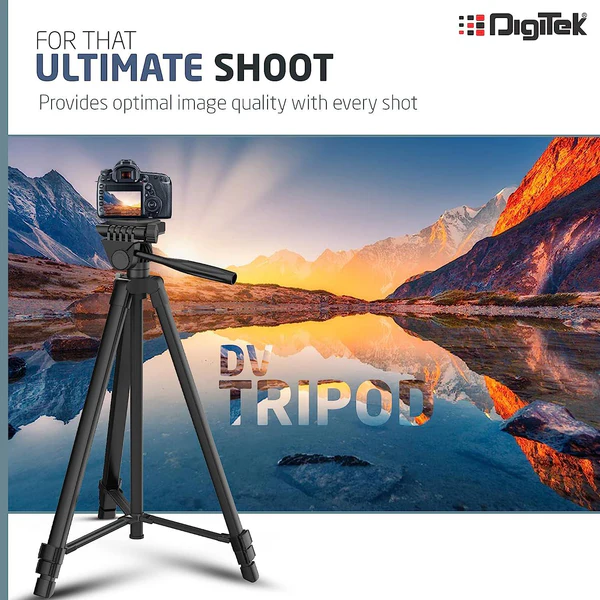 Digitek Smartphone Tripod DTR 480LW - Aluminium Alloy Tripod with Smartphone Holder - Image 7