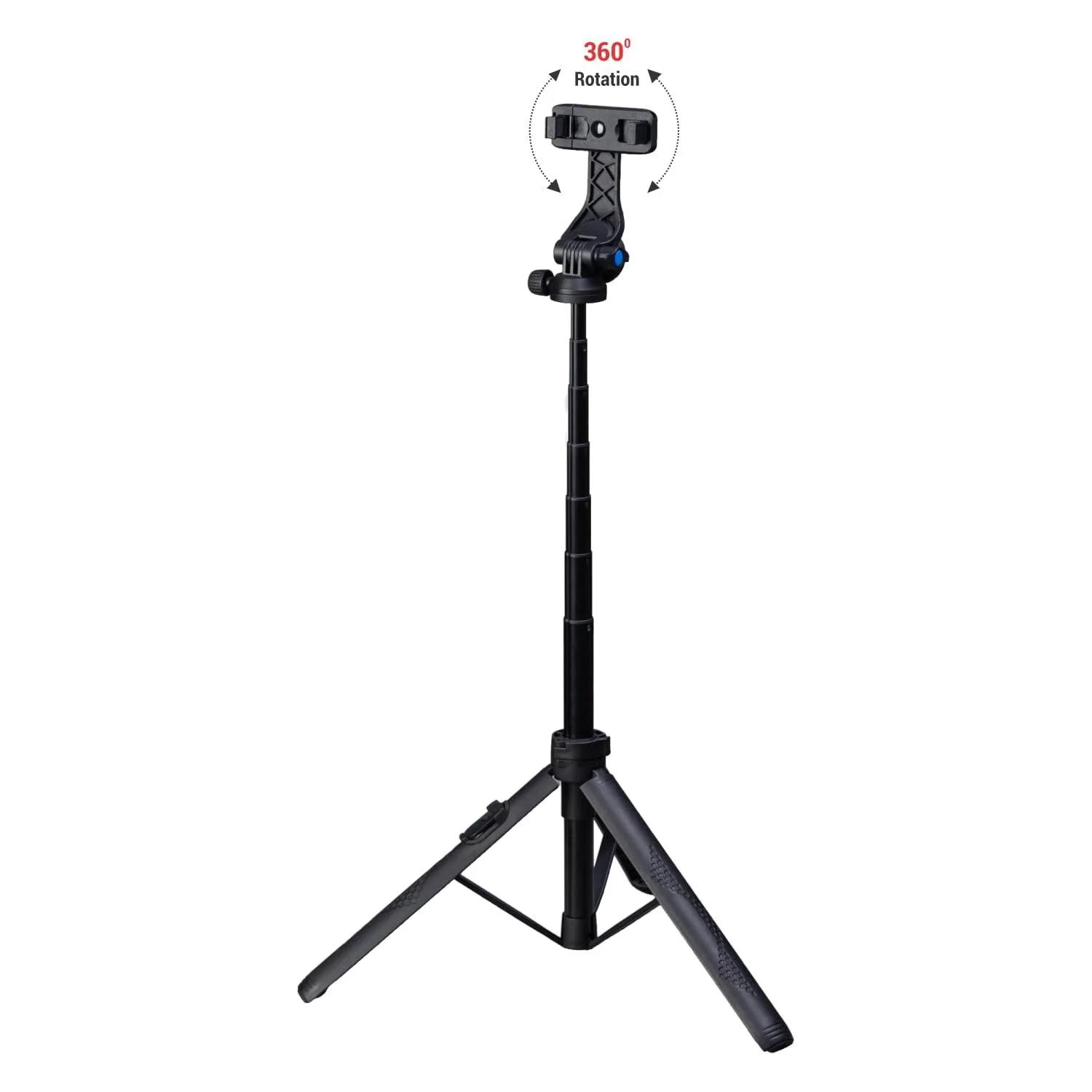 Digitek (DTR-525 SS) Portable Selfie Stick Tripod with Wireless Remote & 3-Leg Tripod Base - Image 2