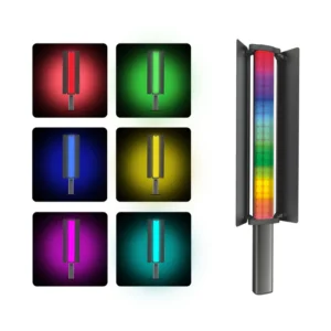Digitek (DSL 27W RGB) 27W LED Stick Light Wand with Barndoor & Built-in Battery