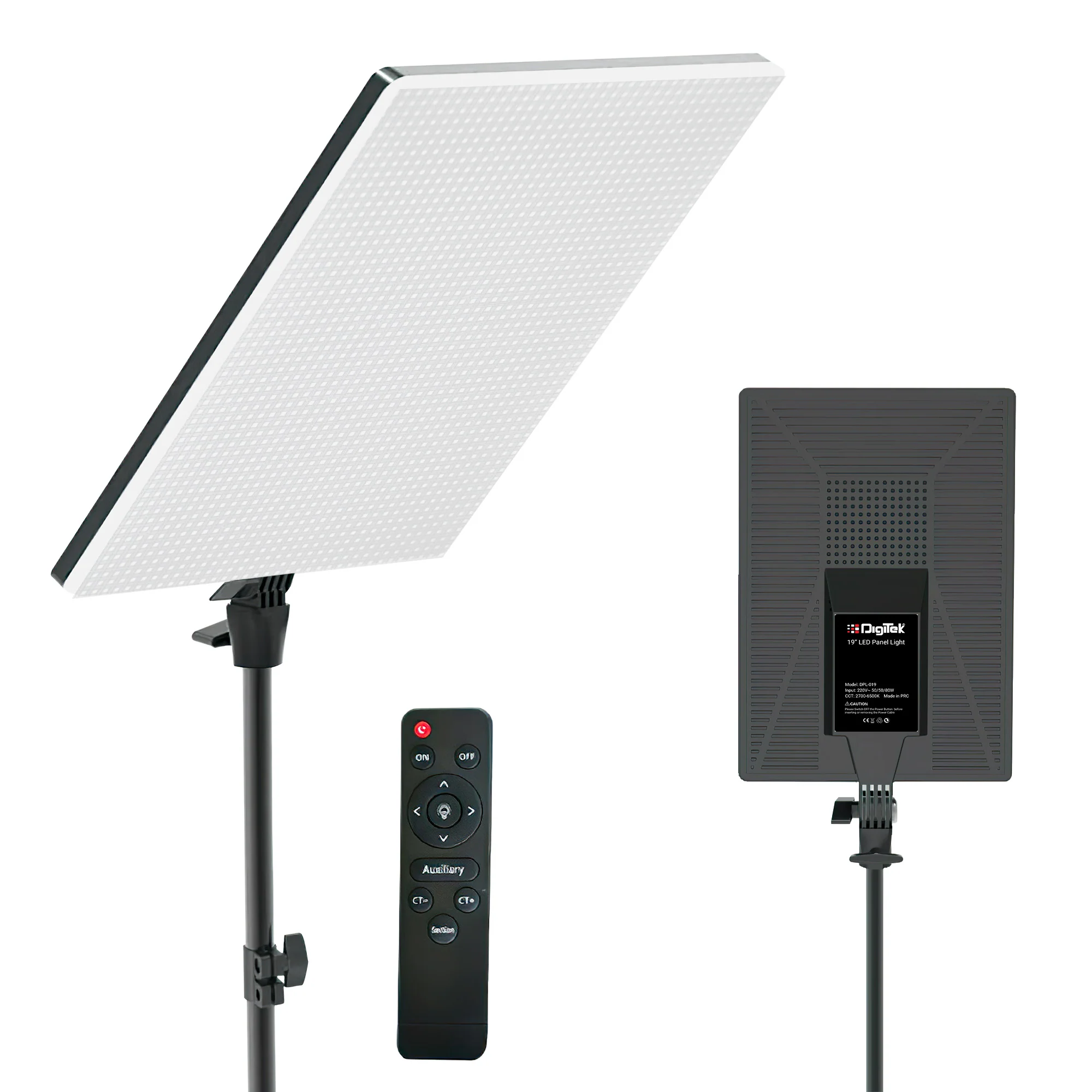 Digitek DPL 19 80W Bi-Color LED Panel Light front view