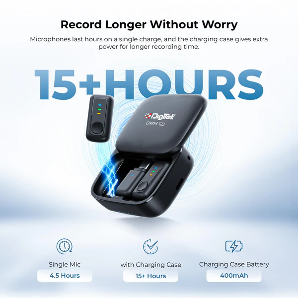 DigiTek DWM 123 2-in-1 Wireless Microphone System - Image 7
