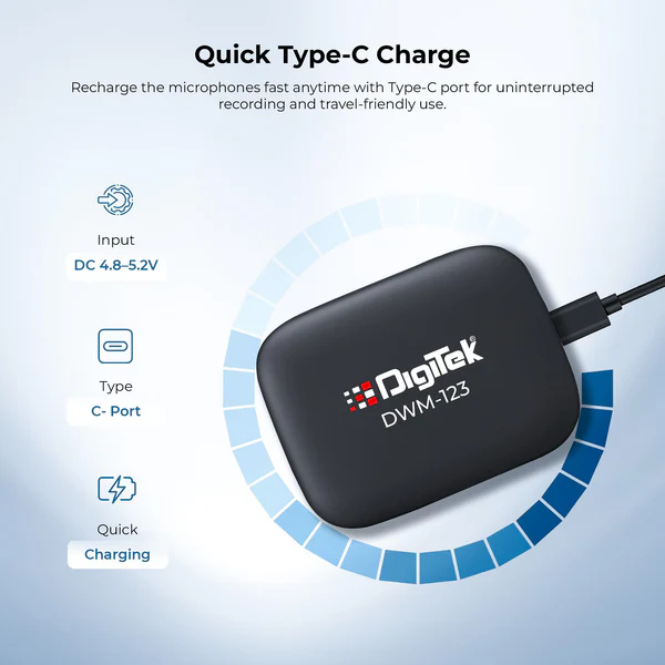 DigiTek DWM 123 2-in-1 Wireless Microphone System - Image 6