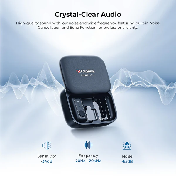 DigiTek DWM 123 2-in-1 Wireless Microphone System - Image 4