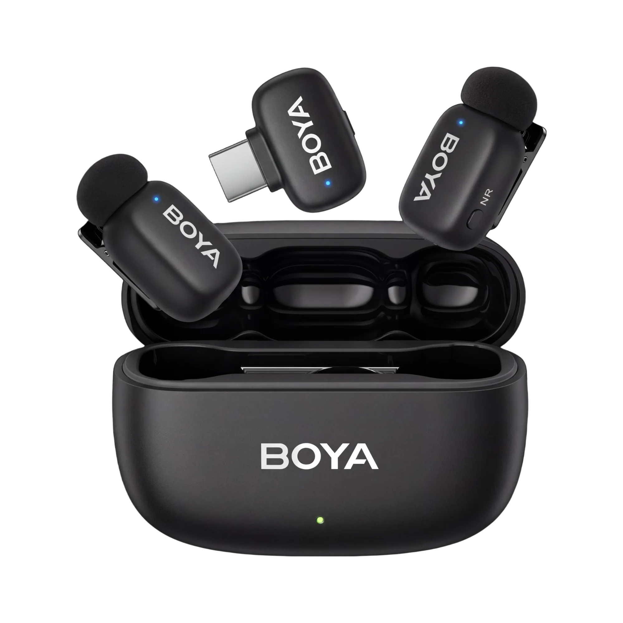 BOYA Mini 2 Wireless Microphone with charging case