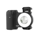 Digitek DPH 002L smartphone grip with LED fill light on