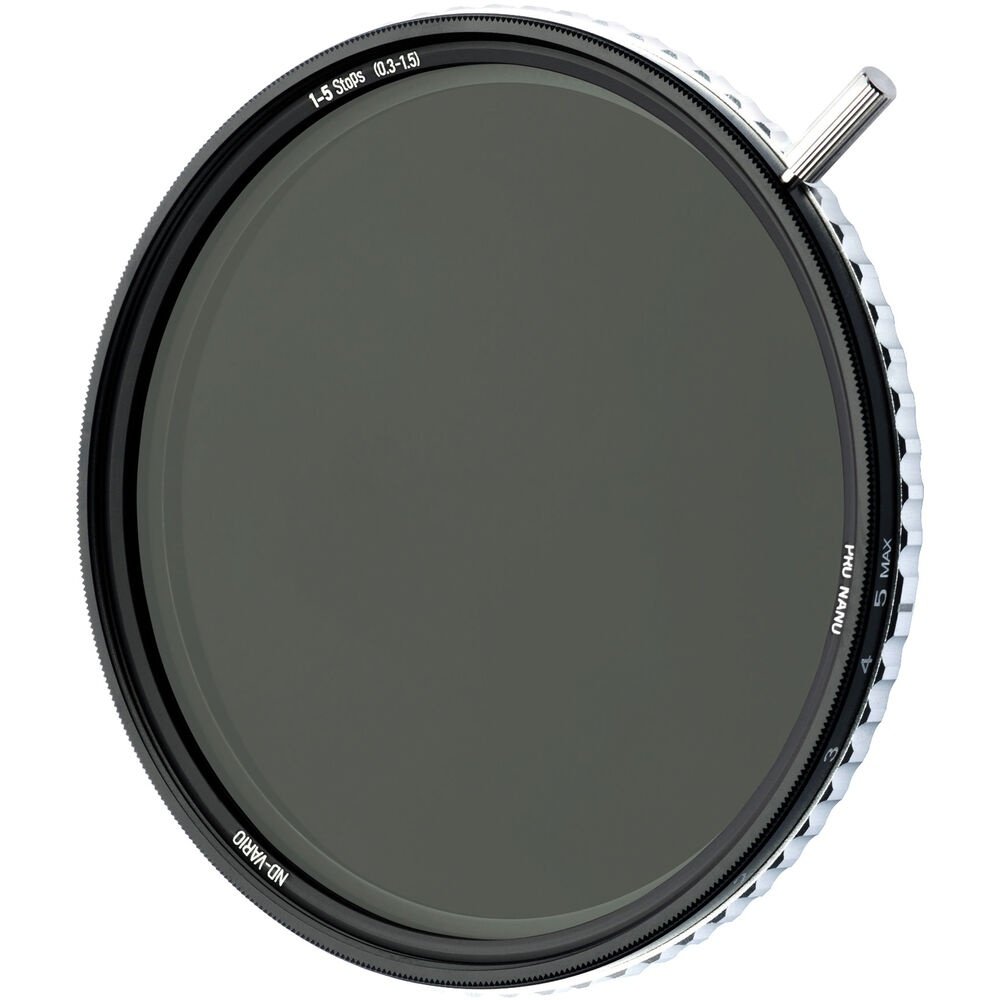 NiSi 67mm True Color ND-VARIO Pro Nano 1-5 Stop Variable Neutral Density Filter