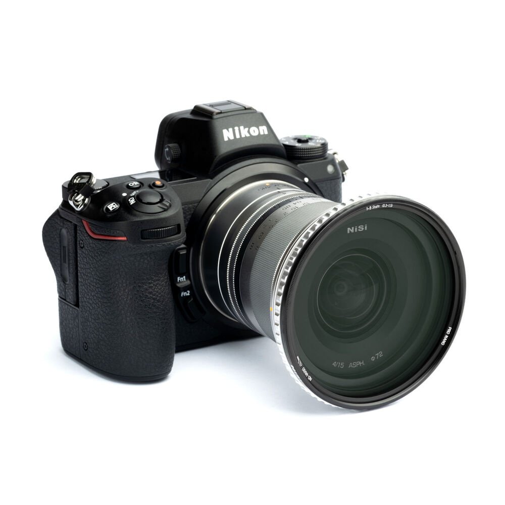 NiSi 67mm True Color ND-VARIO Pro Nano 1-5 Stop Variable Neutral Density Filter