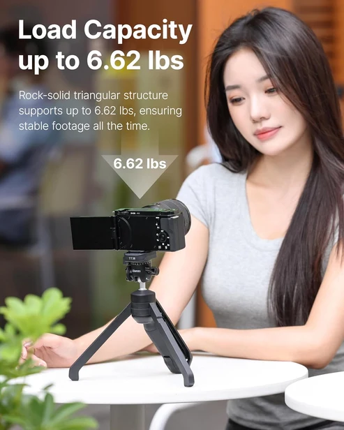 ULANZI TT38 Mini Tripod w/ Uka F38 QR for DJI/Insta360/Sony, Tabletop Stand - Image 4