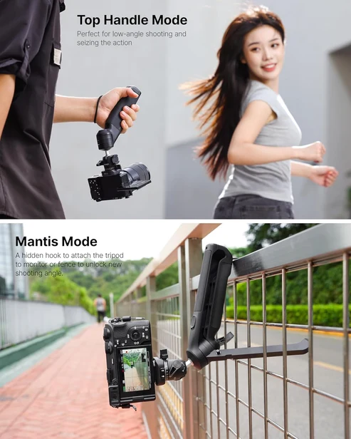 ULANZI TT38 Mini Tripod w/ Uka F38 QR for DJI/Insta360/Sony, Tabletop Stand - Image 3