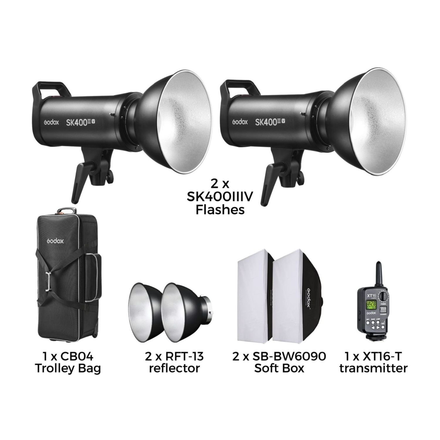 Godox SK400III-V Dual Studio Flash Kit