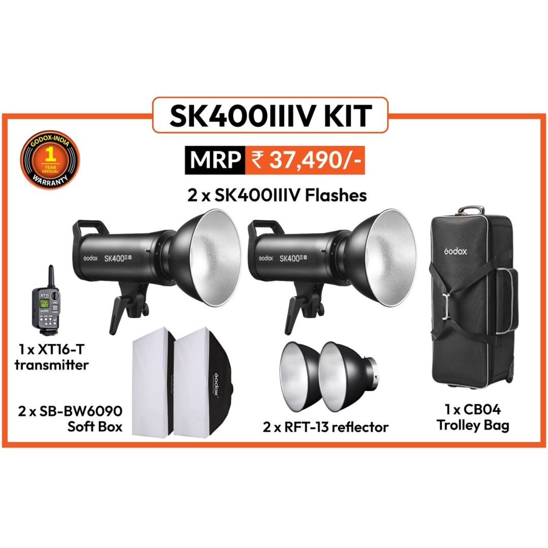 Godox SK400 Dual Studio Lighting Kit